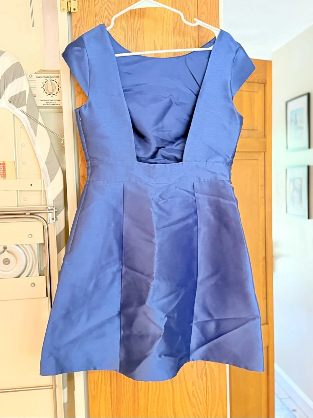 kate spade Deep Blue Scoop-Neck Mini Dress